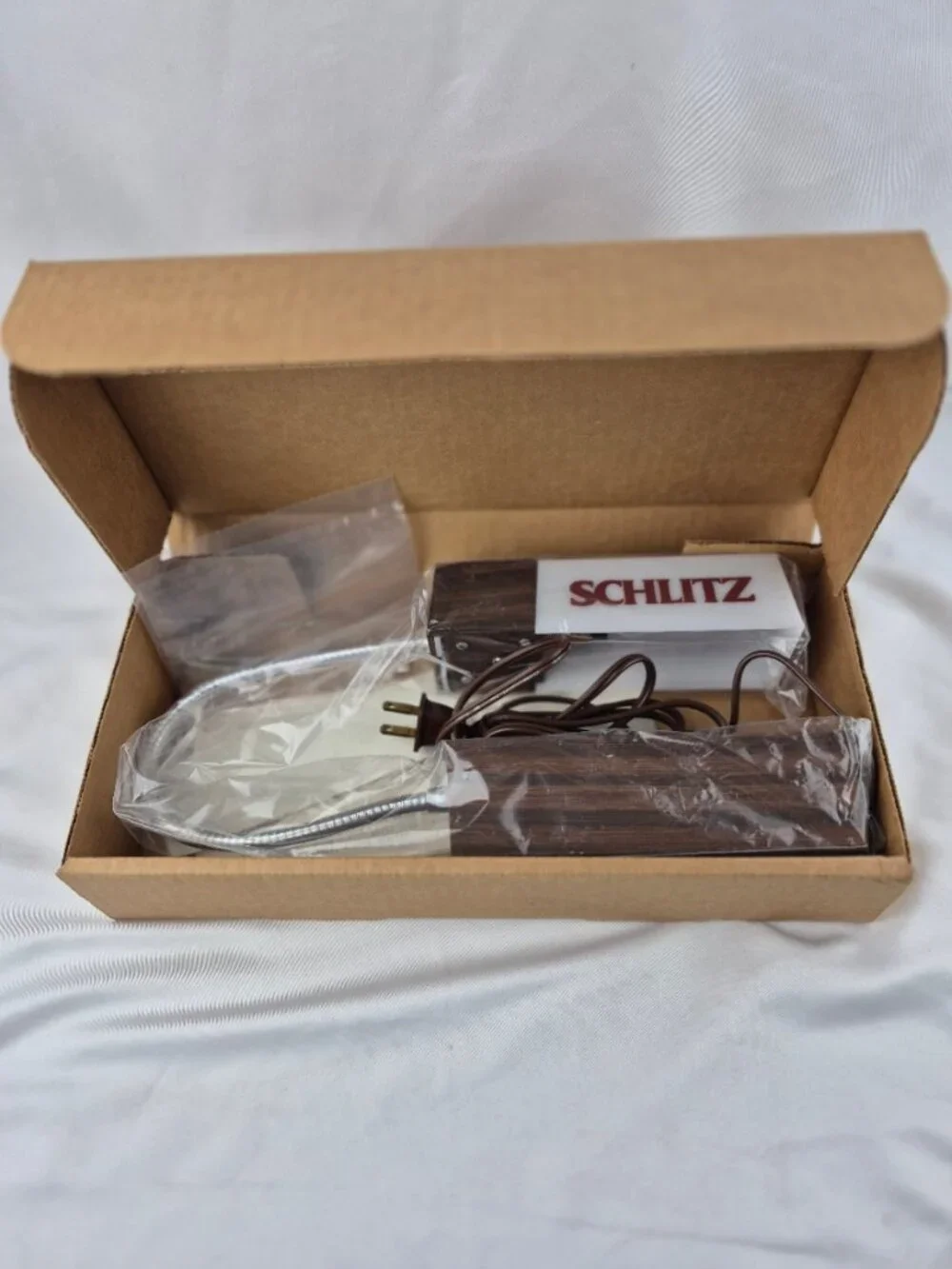 Vintage Schlitz Gooseneck Cash Register Light 1982
